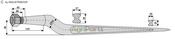 Silage tine 815 - AgriParts