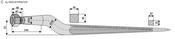 Silage tine 820 - AgriParts