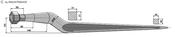 Silage tine 820 - AgriParts