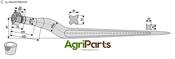 Silage tine 950 - AgriParts