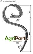 Big harrow tine - AgriParts