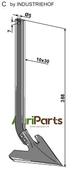 Tine compl. with share - AgriParts