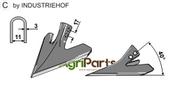 Chipping share 140mm - AgriParts