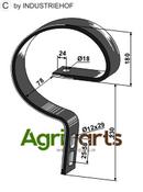 Outer tine - AgriParts