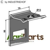 Clamp for tine 45 x 10 - AgriParts
