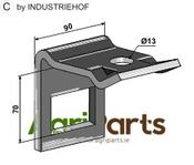 Clamp for tine 60 x 10 - AgriParts