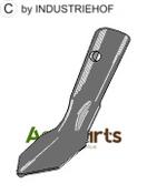 Sweep for quick change - 63mm - AgriParts