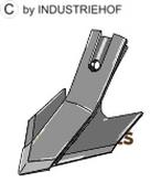 Sweep for quick change - 140mm - AgriParts