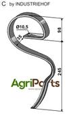 Elastic gare tine - AgriParts