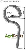 Upright gare tine - AgriParts