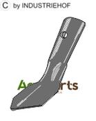 Sweep for quick change - 76mm - AgriParts