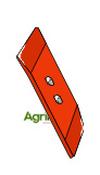 Reversible point - left - AgriParts