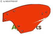 Moldboard - left - AgriParts