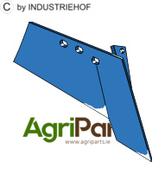 Hard metal share FMH40R - right - AgriParts