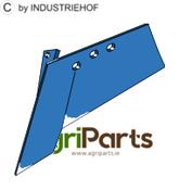 Hard metal share FMH40L - left - AgriParts