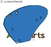 Moldboard NK36HL - left - AgriParts