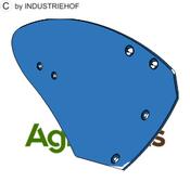 Moldboard NK40HR - right - AgriParts