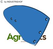 Moldboard UNK336R - right - AgriParts