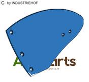 Moldboard UNK336L - left - AgriParts