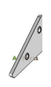 Landside tip - right - AgriParts