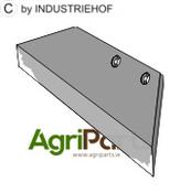 Reversible point share - 14'' - right - AgriParts image