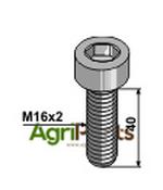 Hexagon socket bolt - M16x2x40 - 10.9 - AgriParts image