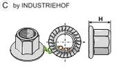 Collar nut - M12x1,75 - AgriParts image