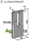 Scraper for packer rolls - AgriParts