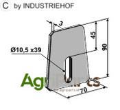 Scraper for packer rolls - AgriParts