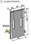 Scraper for packer rolls - AgriParts