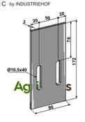 Scraper for packer rolls - AgriParts