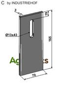 Scraper for packer rolls - AgriParts