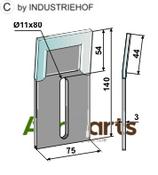 Scraper for packer rolls - DURAFACE - AgriParts