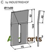 Scraper for packer rolls - AgriParts