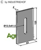 Scraper for packer rolls - AgriParts