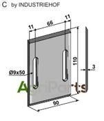 Scraper for packer rolls - AgriParts