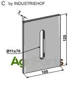 Scraper for packer rolls - AgriParts