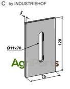 Scraper for packer rolls - AgriParts