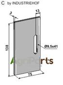 Scraper for packer rolls - AgriParts