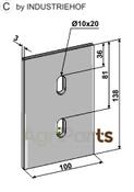 Scraper for packer rolls - AgriParts