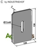 Scraper for packer rolls - AgriParts