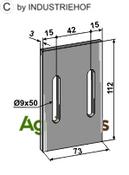 Scraper for packer rolls - AgriParts