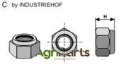 Self-locking hexagon nut - M14x1,5 - AgriParts image