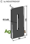 Scraper for packer rolls - AgriParts
