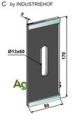 Scraper for packer rolls - DURAFACE - AgriParts