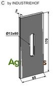 Scraper for packer rolls - AgriParts