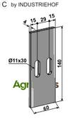 Scraper for packer rolls - AgriParts