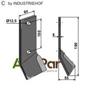 Flail, left - AgriParts