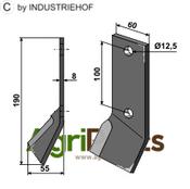 Flail, right - AgriParts