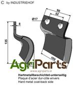 Trencher blade - right - AgriParts
